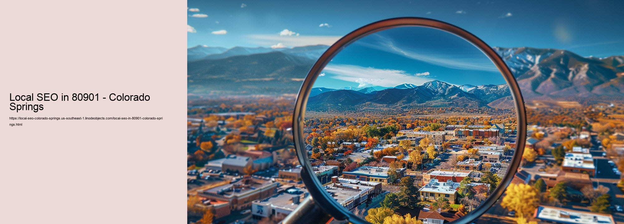 Local SEO in 80901 - Colorado Springs